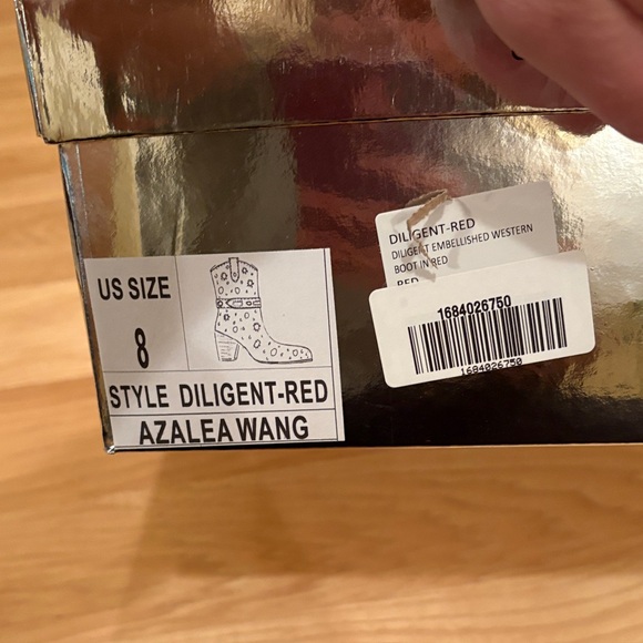 Azalea Wang Pink Embellished Ankle Booties - Picture 5 of 5